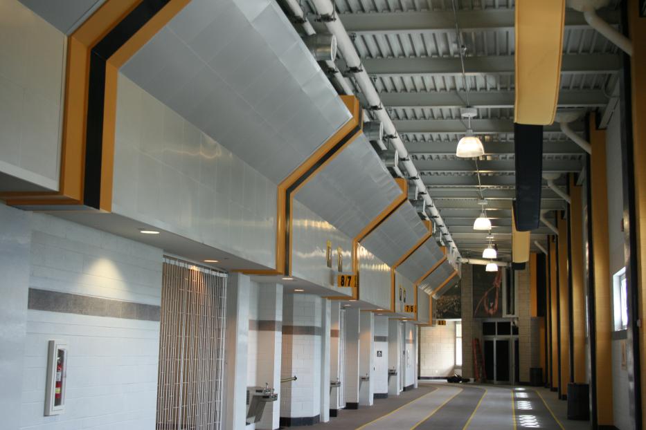 Corridor inside convocation building